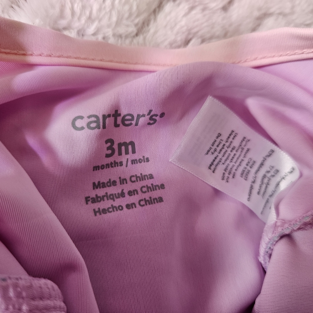 Carter's Pastel Ruffle Swimsuit - Picture 7 of 9